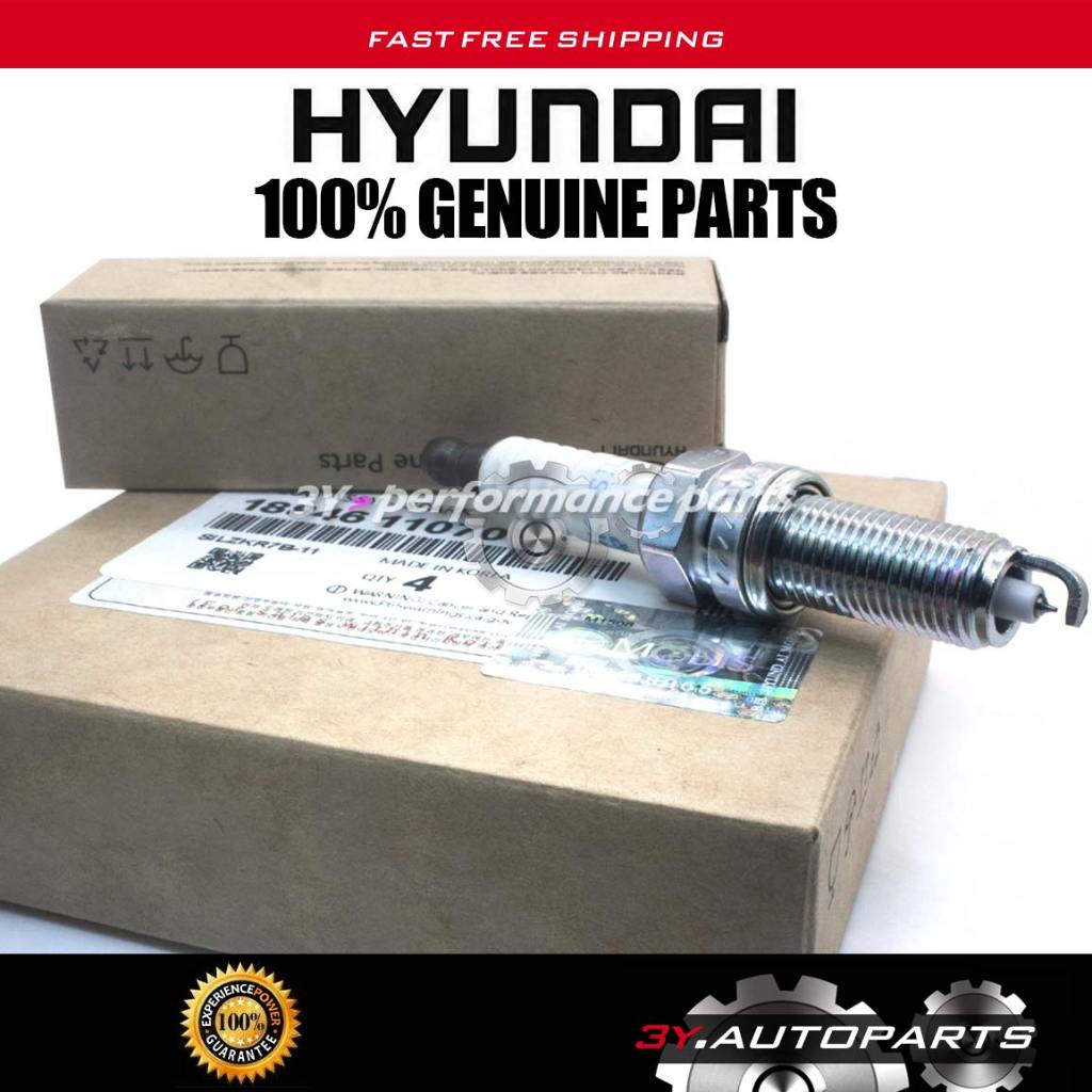 ของแท้ ใหม่ 1884611070 Hyundai Elantra AD 2.0 Hyundai (@4 ชิ้น) หัวเทียน Mobis Iridium (18846-11070)