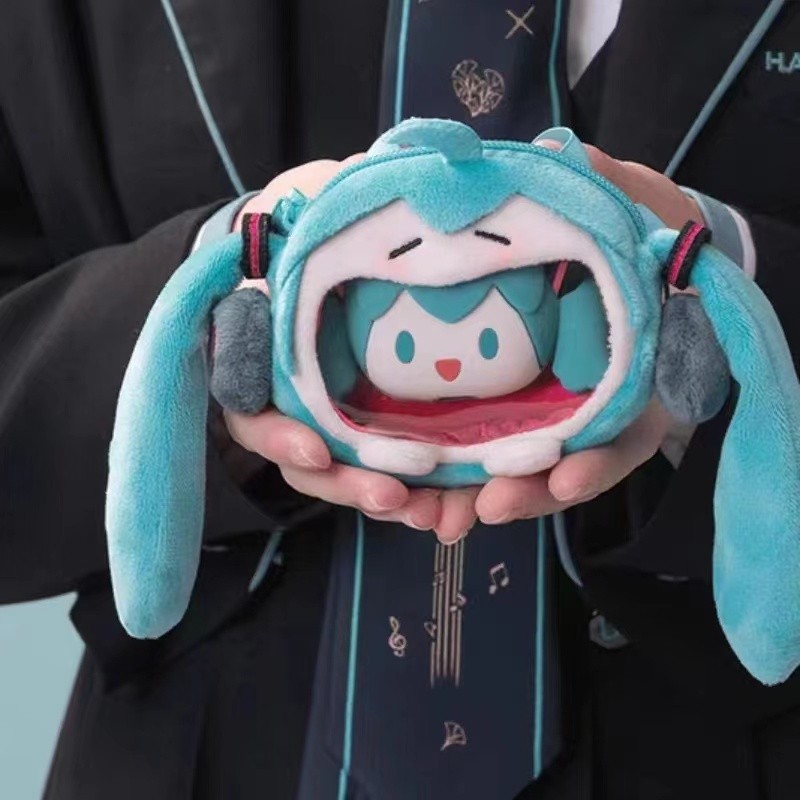 ใหม่ Bilibili สินค้าใหม่ POPO Series Hatsune Miku ชุดหูฟังบลูทูธไร้สาย True ชุดหูฟังไร้สาย TWS ear b