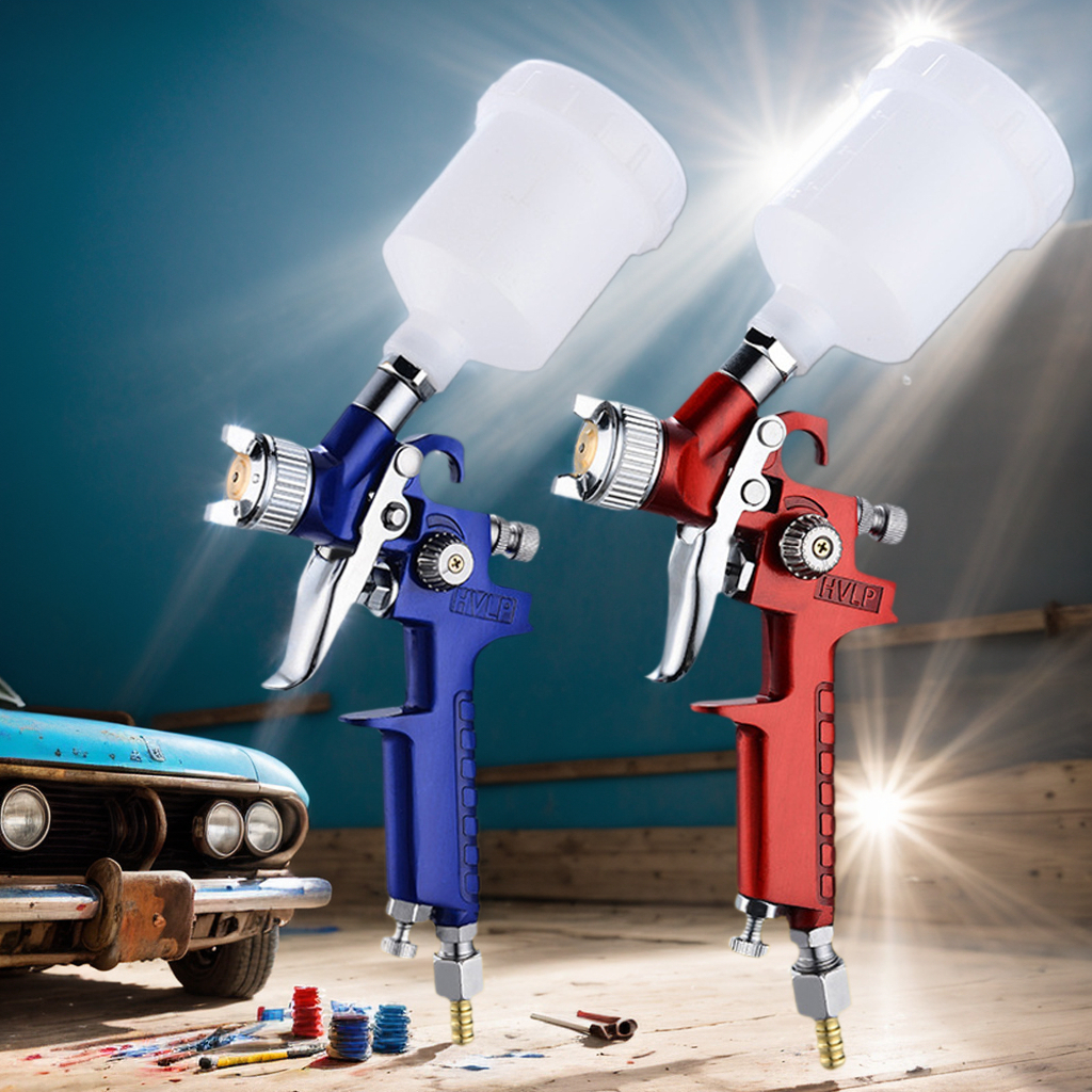 แปรงพ่นสีสเปรย์ HVLP ขนาดเล็ก 0.8 มม. 1.0 มม. สําหรับเพ้นท์เล็บ
