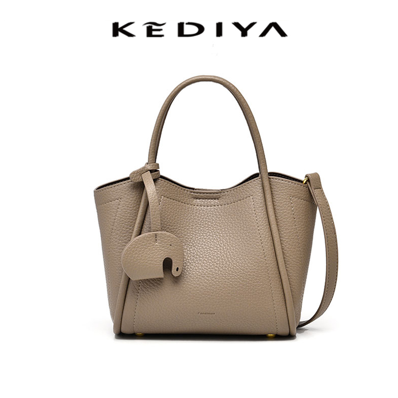 Handbag KEDIYA 2025 New Fashion Simple Shoulder Crossbody Bag Commute Bucket bag For Women Gift