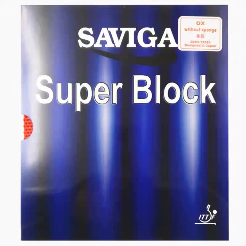 ฝาครอบปิงปอง Saviga Super Block Long Pimples พร้อมยางปิงปอง ทนทาน