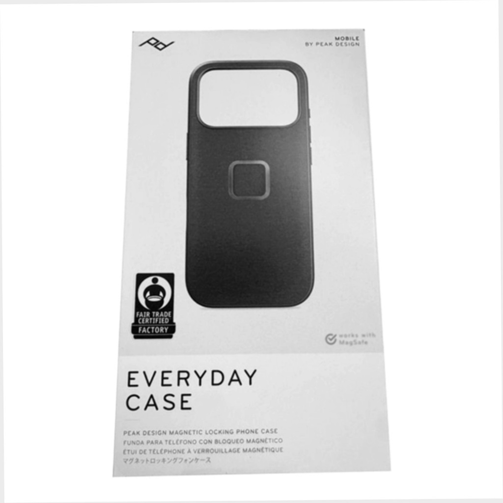 Peak Design Fabric Everyday Case for iP17 Pro (Charcoal), M-MC-CF-CH-1