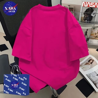 【พร้อมส่ง】🔥NASA ฤดูร้อน ผ้าฝ้ายแท้100% หลวม เสื้อ ยูนิเซ็กส์ เสือชมพู 🐆 ลาย บุคลิก เท่คูล แขนสั้น เสื้อยืดYG755