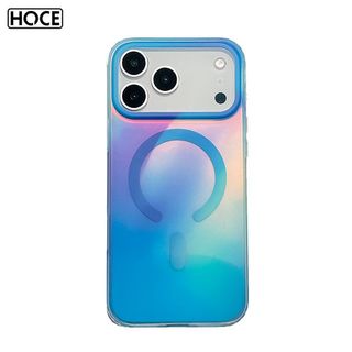 HOCE Luxury Chameleon Shiny เคสโทรศัพท์สําหรับ iPhone 17 16 13 14 15 Pro Max 15plus Hard Magnetic Cover Cases