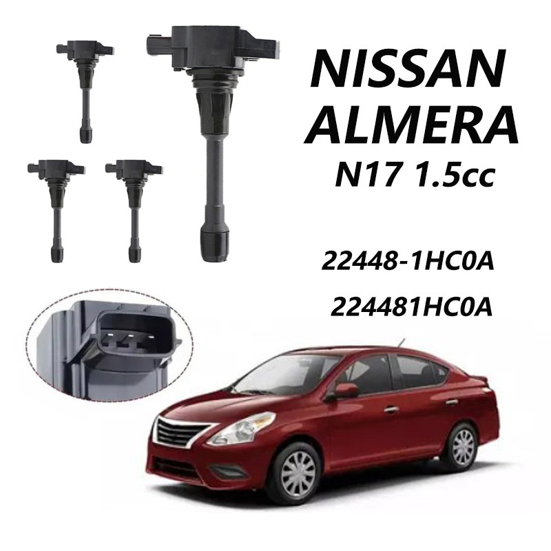 ท่อคอยล์จุดระเบิดสําหรับ NISSAN ALMERA N17 1.5cc 22448-1HC0A 224481HC0A