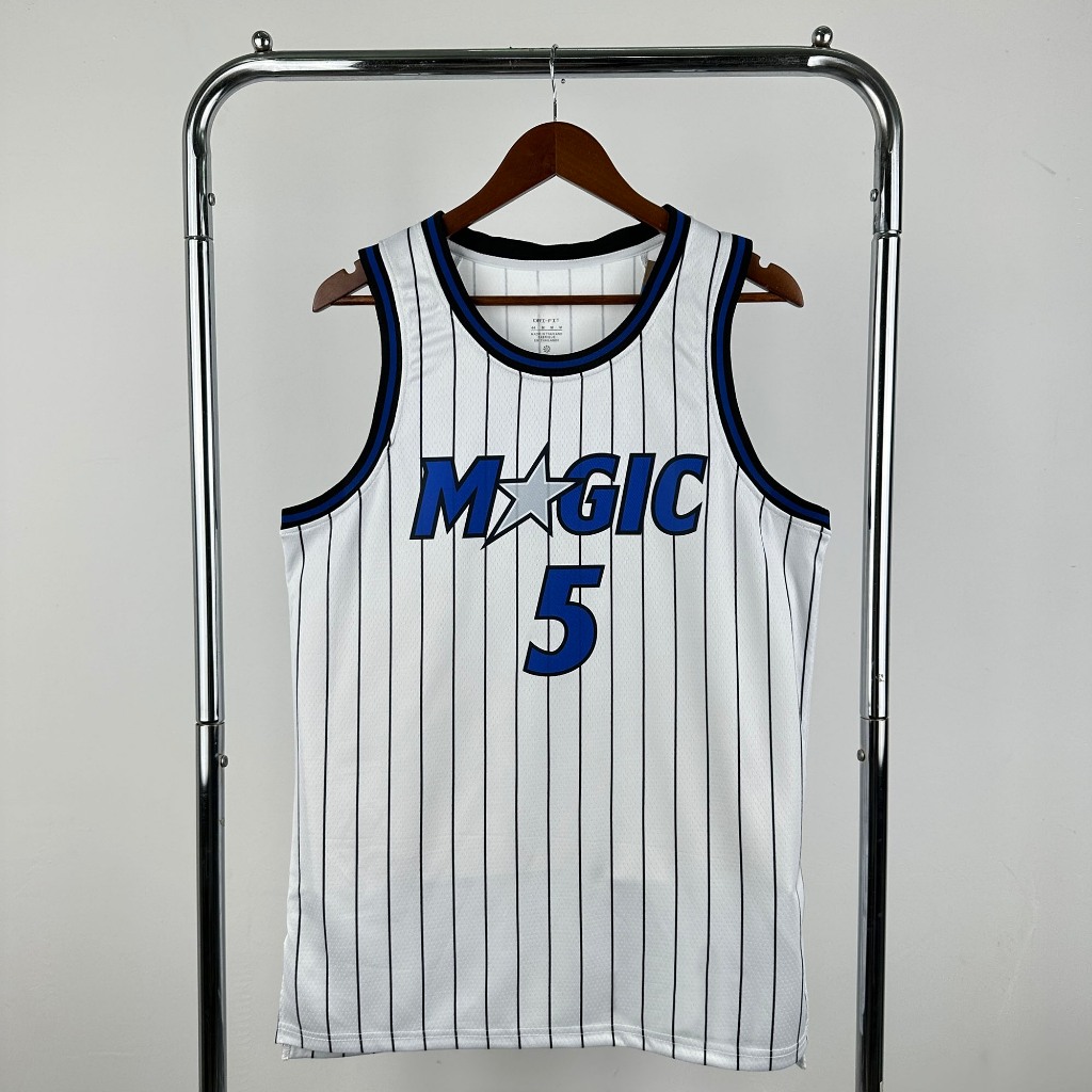 Hot-pressed Jersey Mens Orlando Magic Paolo Banchero Shaquille ONeal White Swingman Jersey Penny Har