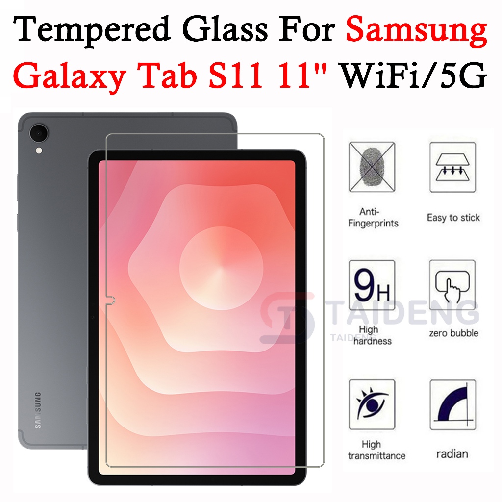 สําหรับ Samsung Galaxy Tab S11 5G WiFi 11 นิ้ว 2025 9H กระจกนิรภัย SM-X730 SM-X736 SM-X736B HD ป้องกันหน้าจอ Guard