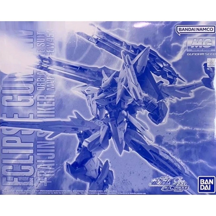 BANDAI PB MG 1/100 ชุดมือถือ GUNDAM SEED MVF-X08 Eclipse Gundam RAIJIN STRIKE