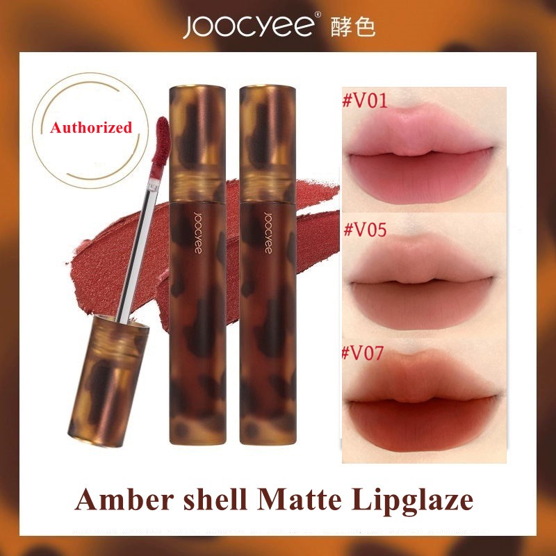 Joocyee Amber Shell Lip Glaze Velvet Matte Lip Glaze