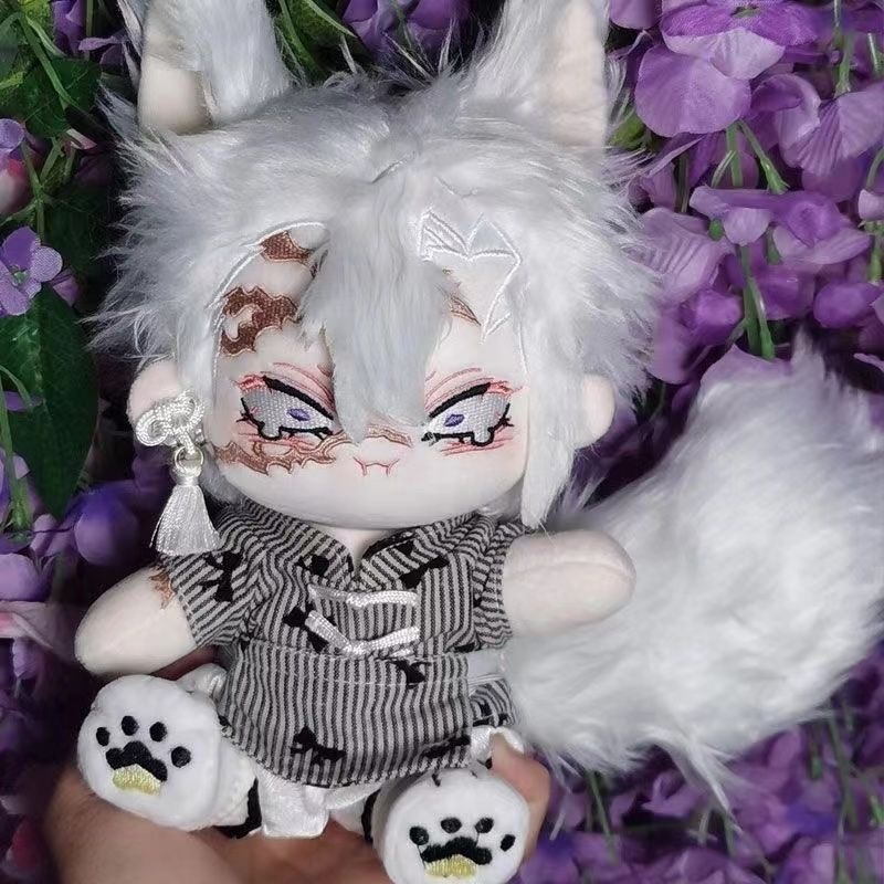 20ซม.Demon Slayer Shinazugawa Sanemiตุ๊กตาตุ๊กตาPlushโครงกระดูกเด็กแต่งตัวตุ๊กตาเป็นของขวัญวันหยุด