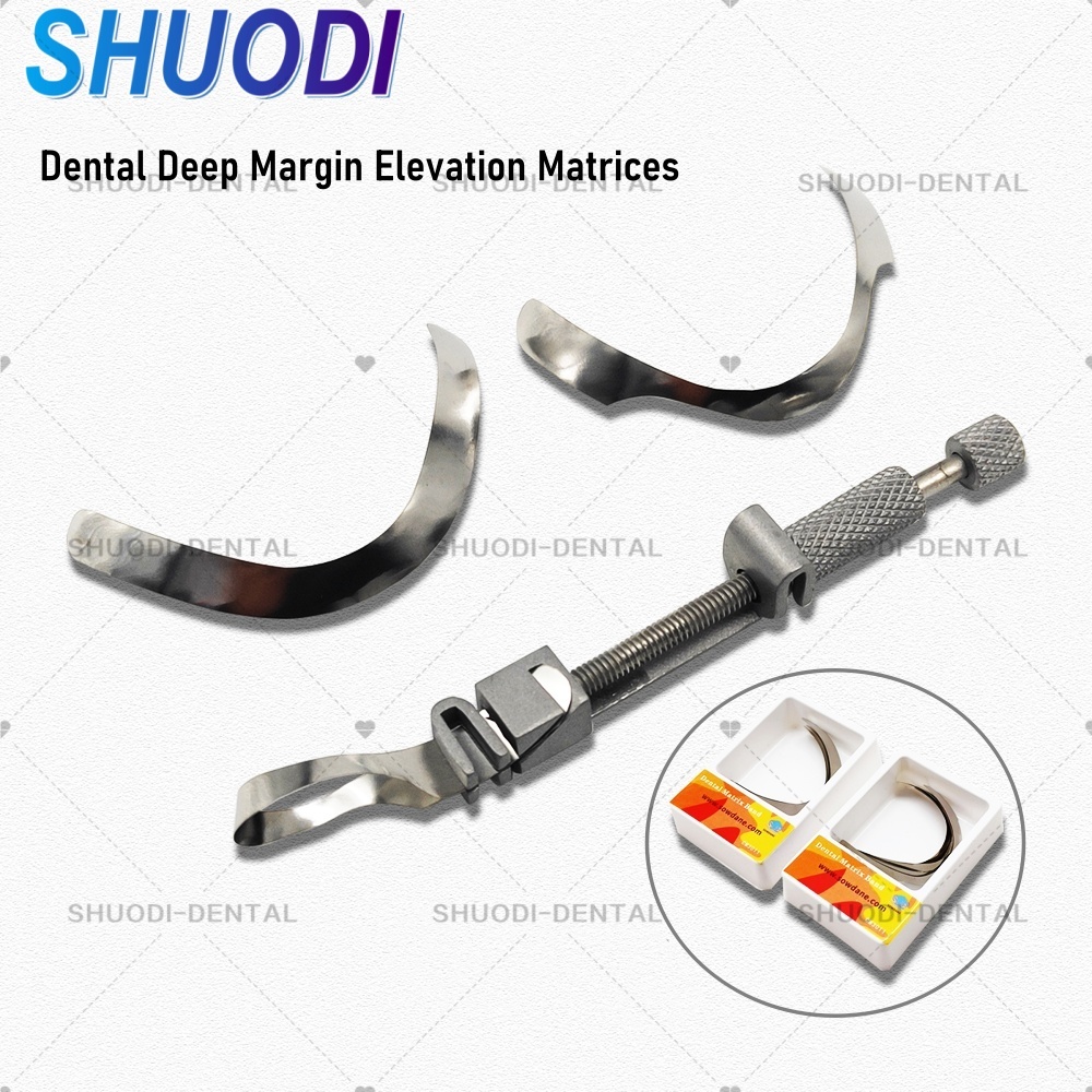 Dental Matrix สําหรับ Deep Margin Elevation ขนาดใหญ่ Curvature Matrices Retainer