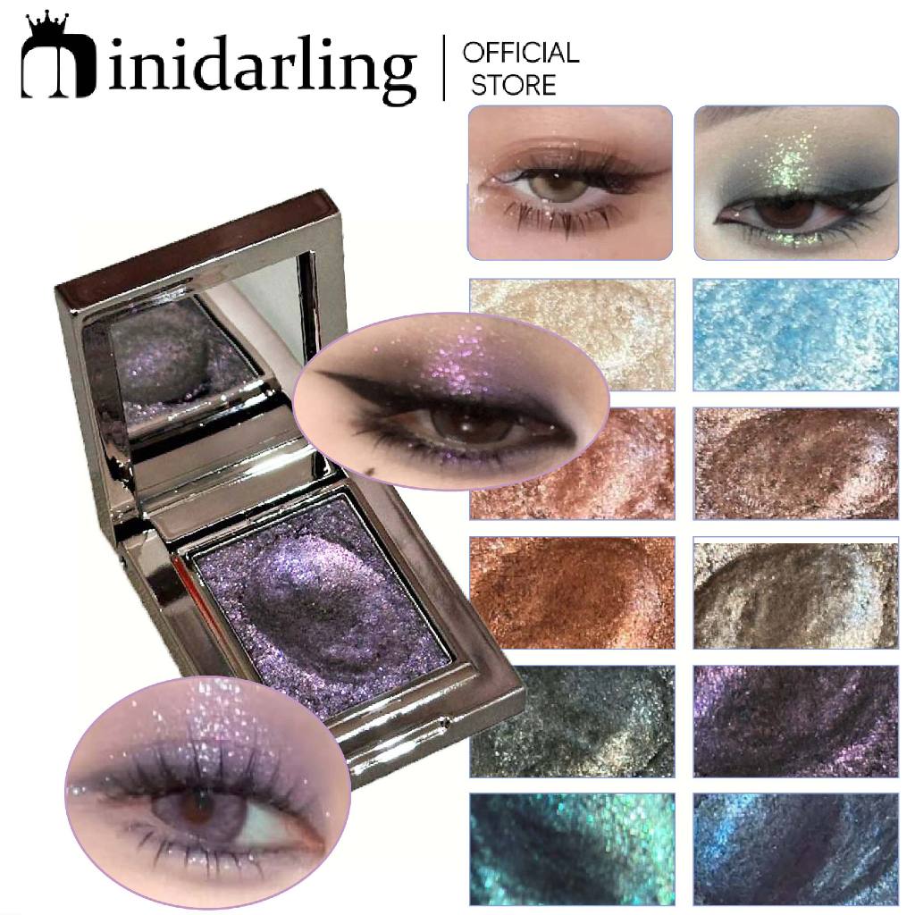 ยอดฮิต! Gold Brown Eyeshadow มันฝรั่ง ไม่ระเบิดแป้ง ละเอียด แป้งตา ยาวนาน, ไม่เลื่อน, ต้านเหงื่อ
