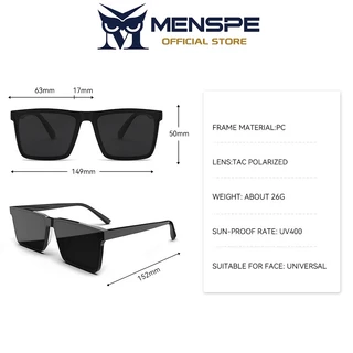 MENSPE แว่นกันแดดโพลาไรซ์ MännerTAC น้ำหนักเบาทึดแสงUV400 เหมาะสำหรับการขับขี่และกีฬากลางแจ้ง