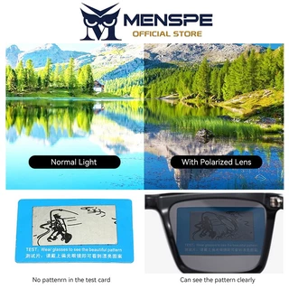 MENSPE แว่นกันแดดโพลาไรซ์ MännerTAC น้ำหนักเบาทึดแสงUV400 เหมาะสำหรับการขับขี่และกีฬากลางแจ้ง