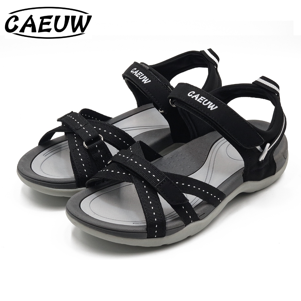 อ้าว รองเท้าแตะกลางแจ้งสําหรับผู้หญิงยางสบายระบายอากาศชายหาดเดินป่าเดินป่าเดินป่ารองเท้าแตะผู้หญิง