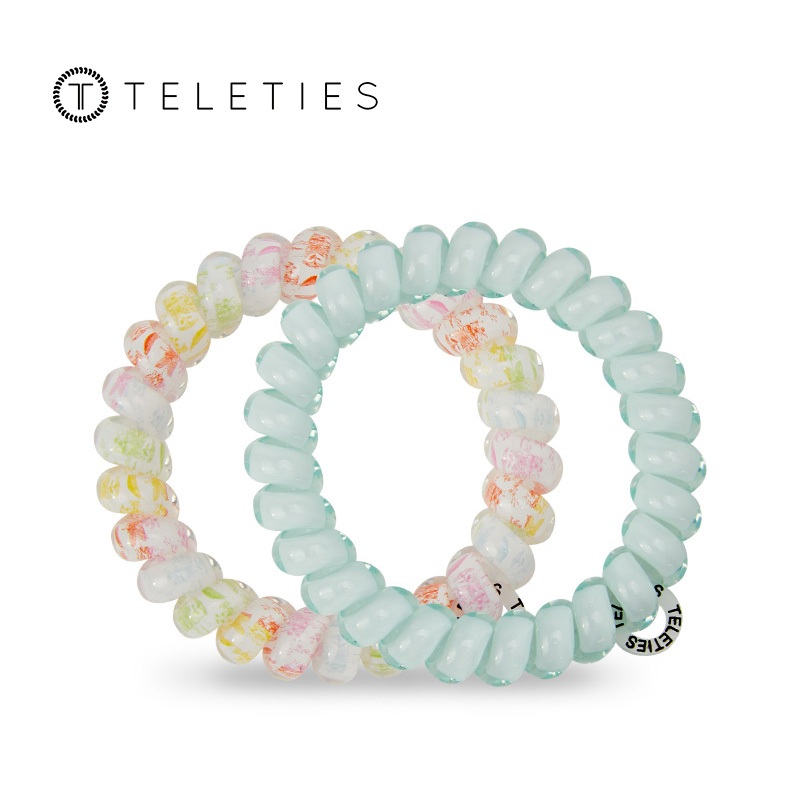 TELETIES - Spring Whisper ด้ามจับแข็งแรง ม้วนผมและมัดผมได้อย่างยืดหยุ่น เหมาะสำหรับผู้หญิงและเด็กหญิง