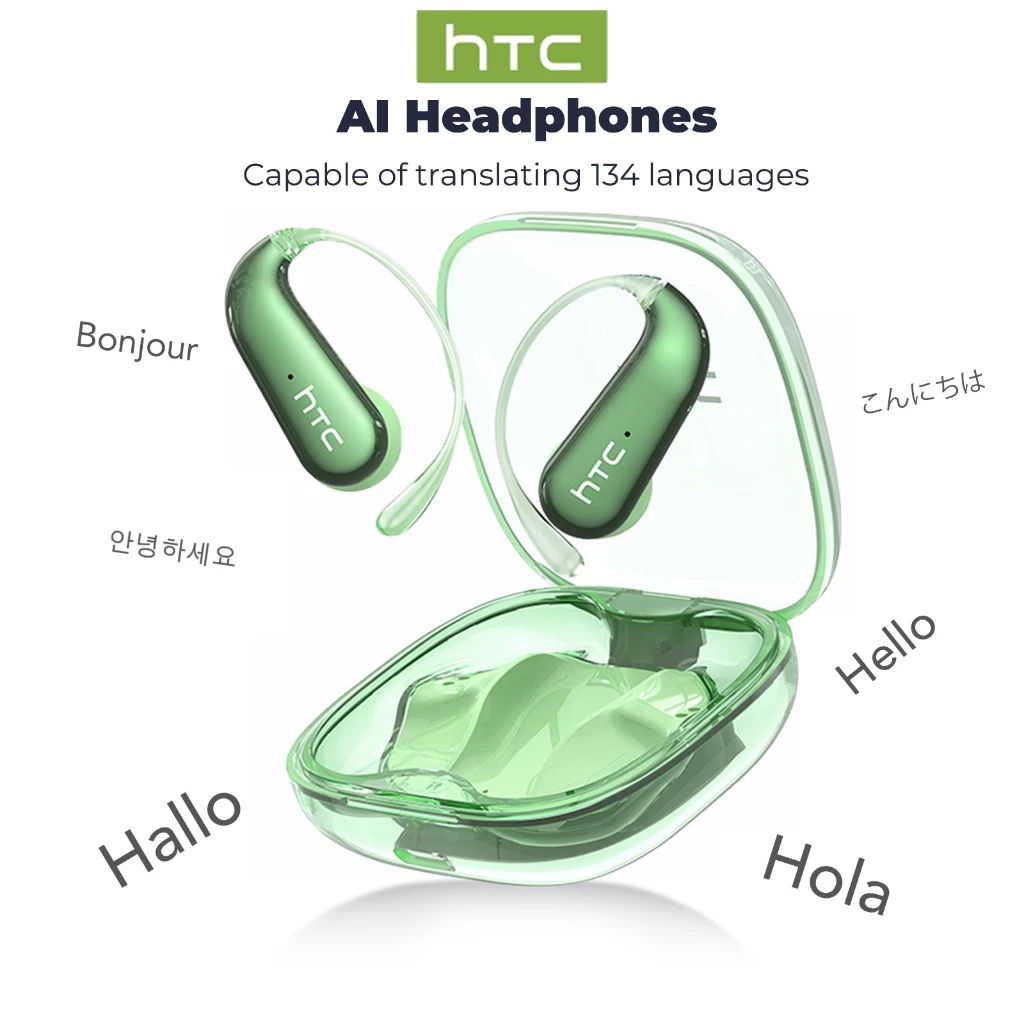 HTC NE38 หูฟังแปลภาษา AI ไร้สาย Bluetooth 6.0 thumbnail 3