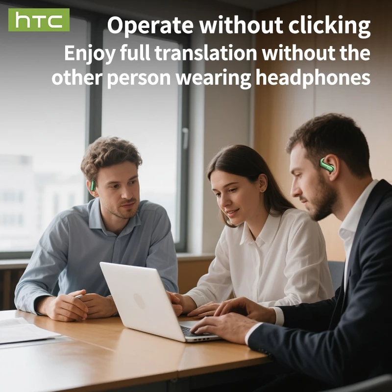 HTC NE38 หูฟังแปลภาษา AI ไร้สาย Bluetooth 6.0 thumbnail 6