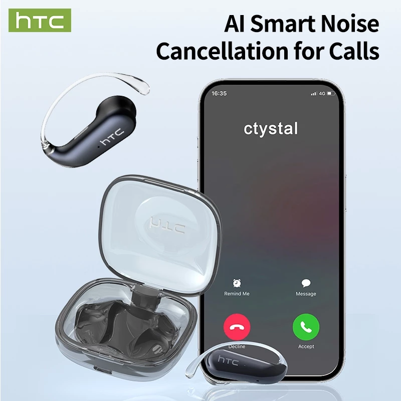 HTC NE38 หูฟังแปลภาษา AI ไร้สาย Bluetooth 6.0 thumbnail 4
