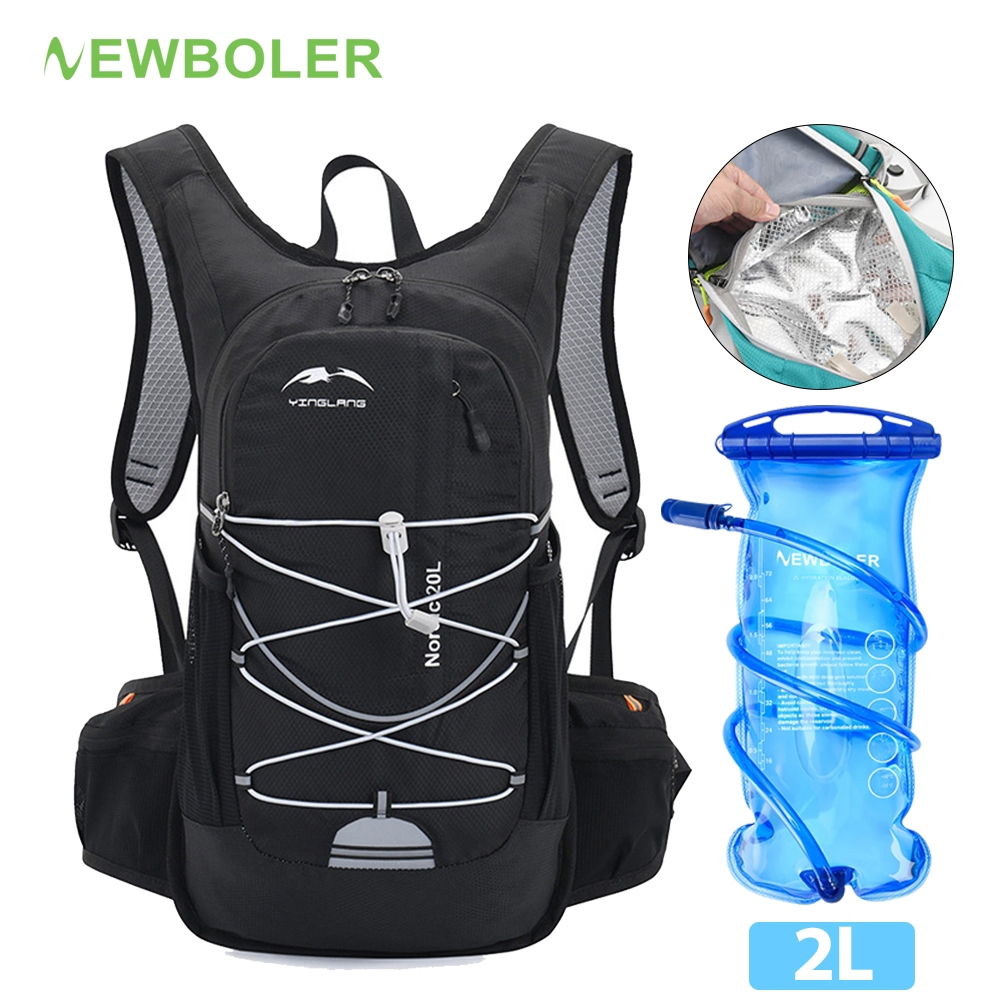 Newboler 20L กระเป๋าเป้สะพายหลังสำหรับการเดินป่าและขี่จักรยาน มีระบบ hydrate และเหมาะสำหรับcamping