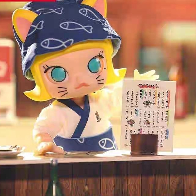 Molly Sushi Meow Sushi Cat bjd Action Figure Jasmine Big Baby อินเทรนด์เล่นฟิกเกอร์
