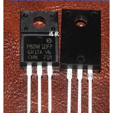 5PCS Original STP80NF10FP P80NF10FP TO-220F 100V 80A ทรานซิสเตอร์