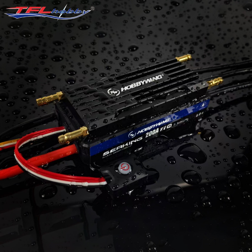 Hobbywing SeaKing V4 120A 160A 200A 300A Marine เครื่องปรับอากาศอิเล็กทรอนิกส์ BEC พร้อมระบายความร้อนด้วยน้ํา - รูปที่ 5
