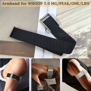 สายรัดปลอกแขนไนลอนยืดหยุ่น Bicep สําหรับ Whoop 5.0 ONE PEAK LIFE MG
