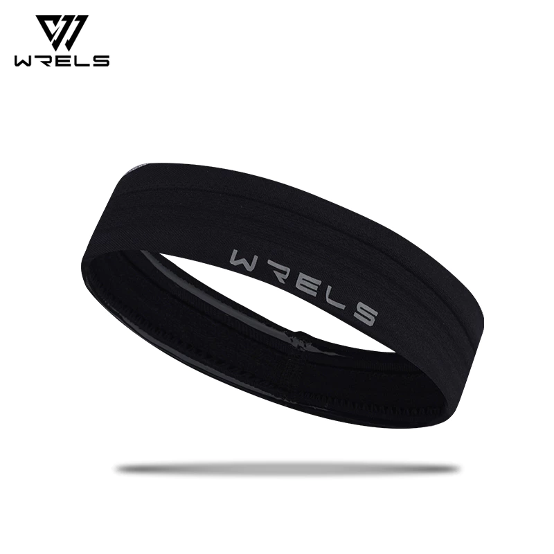 WRELS ที่คาดผมสําหรับเล่นกีฬา ดีไซน์ตาข่ายระบายอากาศแบบใช้ซ้ําได้สําหรับผู้ชายและผู้หญิง FD1001