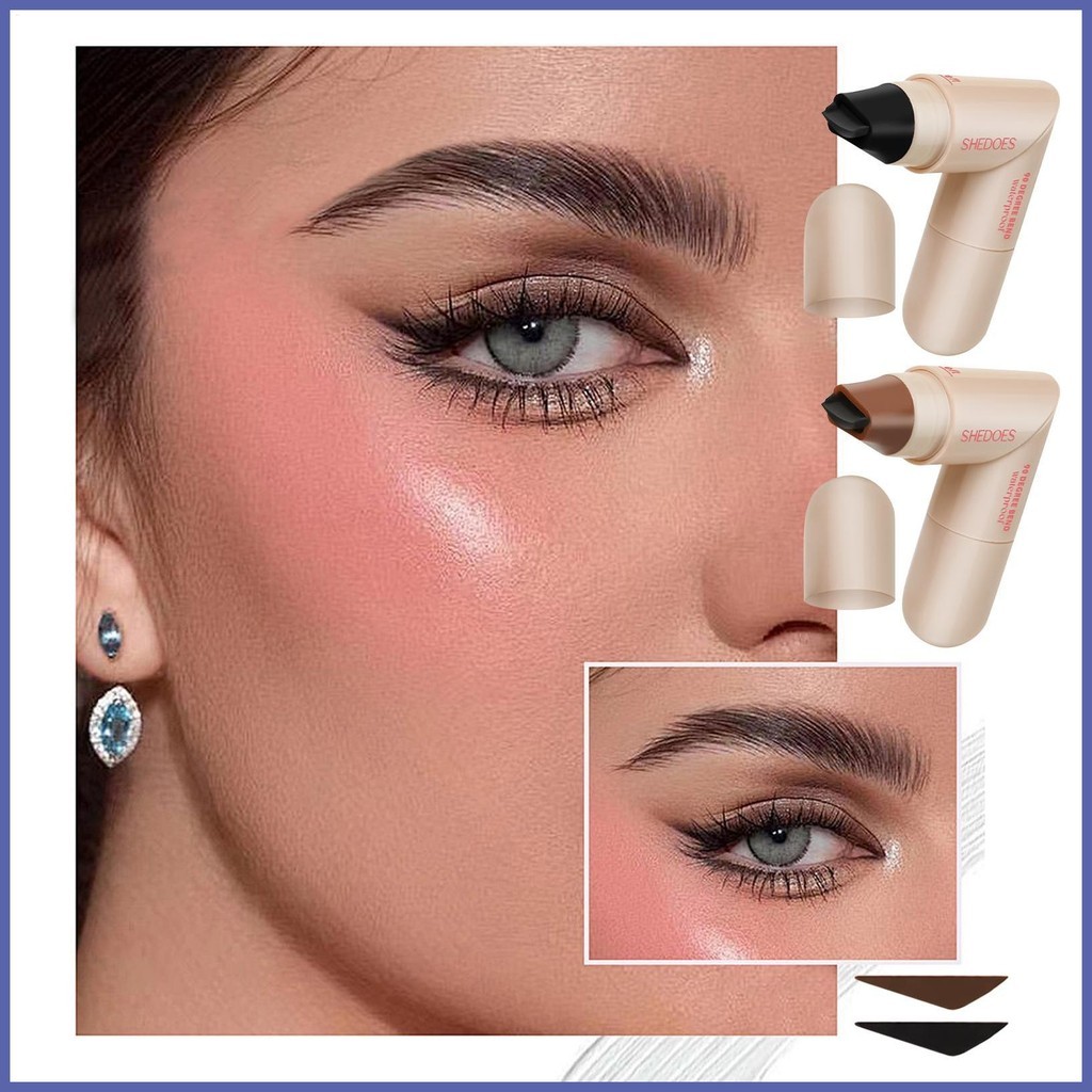 Lazy Stamp Eye Liner Double-Tip Smudgeproof แต่งหน้า Eye Liner ปากกา Eye Liner แสตมป์เครื่องมือแต่งห