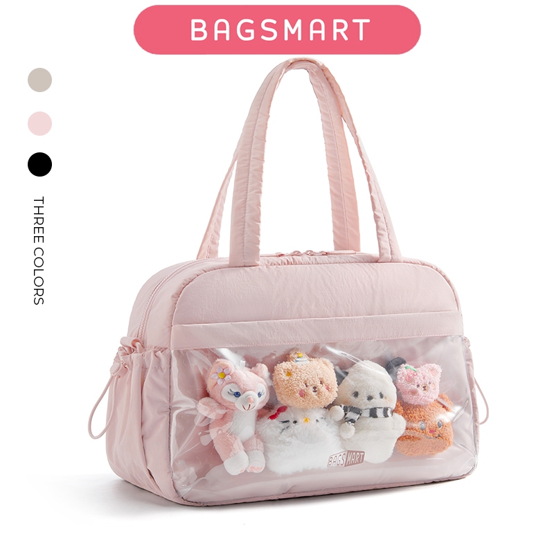 BAGSMART กระเป๋ายิมสําหรับผู้หญิงกระเป๋าเดินทาง Duffel กระเป๋า Itabag น้ําหนักเบา Tote กระเป๋ากีฬาไหล่กระเป๋า Weekender Casual Ota-กระเป๋า