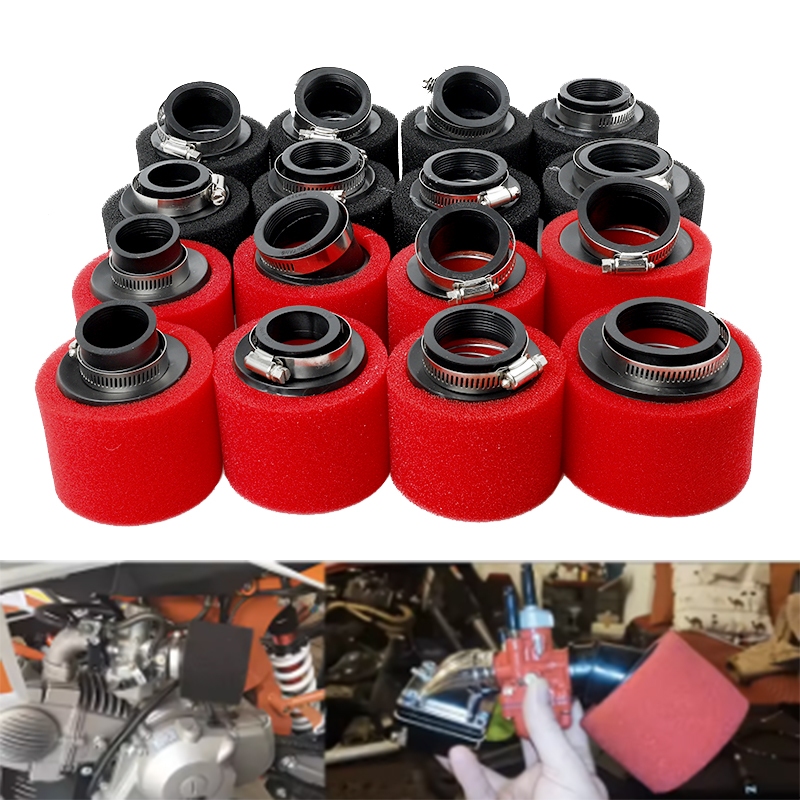 35 มม.38 มม.42 มม.45 มม.48 มม.ข้อศอกข้อศอกคอโฟมกรองอากาศฟองน้ําทําความสะอาด Moped สกู๊ตเตอร์ Dirt Pi