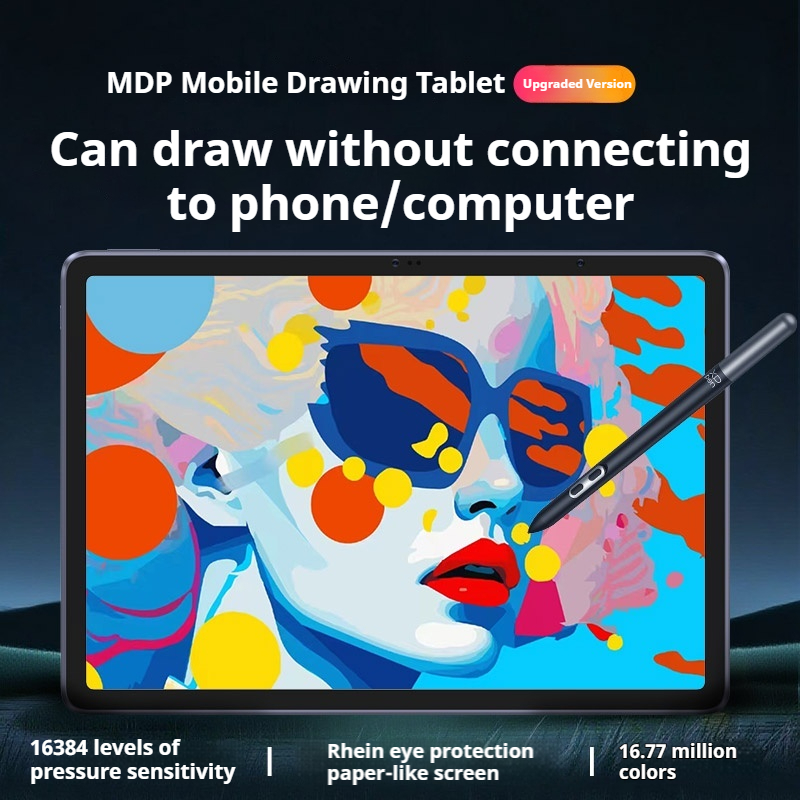 【Official genuine product】XPPEN Magic Drawing Pad แท็บเล็ตหน้าจอดิจิตอลออลอินวัน, กระดานวาดภาพดิจิตอ