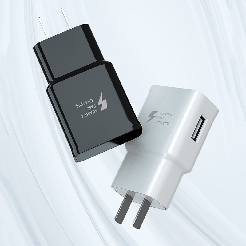 SAMSUNG 9V 1.67A Travel Adapter US 15W Fast Charger 1.2M USB Type C สําหรับ Galaxy S10 S9 S8 Plus หม