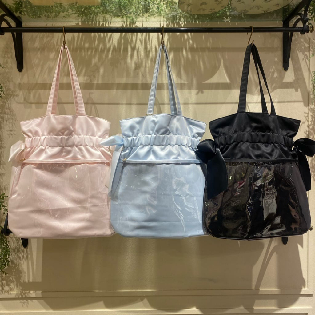 Maison De FLEURa Japanese Bow Shoulder Bag A4 book สามารถ Fit In ราคา ถูกที่สุด ดีลบีเคเค แกลเลอรีภาพที่ 2