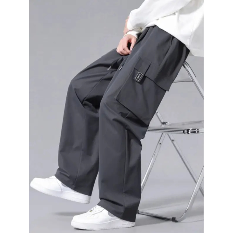 กางเกงขายาวลําลอง ทรงหลวม ทนทาน และป้องกันสิ่งสกปรก เหมาะกับใส่ทํางาน แฟชั่นฤดูร้อน สําหรับผู้ชาย - รูปที่ 6