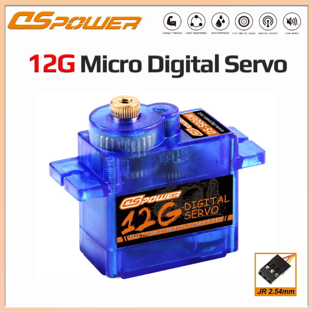DSpower SG90 MG90S 12G Mini Micro Servo Motor เกียร์โลหะ Servo สําหรับ 450 WLtoys Helicoter SCX24 RC