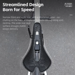WEST BIKING เบาะจักรยานระบายอากาศ 3D น้ำหนักเบาทรึงทน สำหรับจักรยานทางไกลและภูเขา