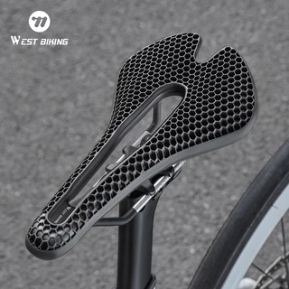 WEST BIKING เบาะจักรยานระบายอากาศ 3D น้ำหนักเบาทรึงทน สำหรับจักรยานทางไกลและภูเขา