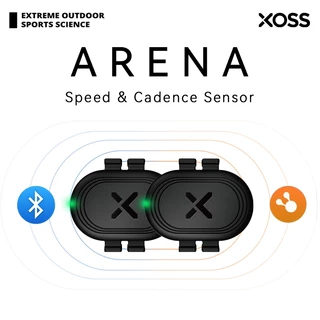 XOSS Arena Cadence & Speed Sensor สำหรับจักรยาน พร้อมแอปฯ และการเชื่อมต่อ ANT+, Bluetooth, IPX7 กันน้ำ ใช้งานได้กับ Igpsport, Cycplus, Bryton และ GPS จักรยาน