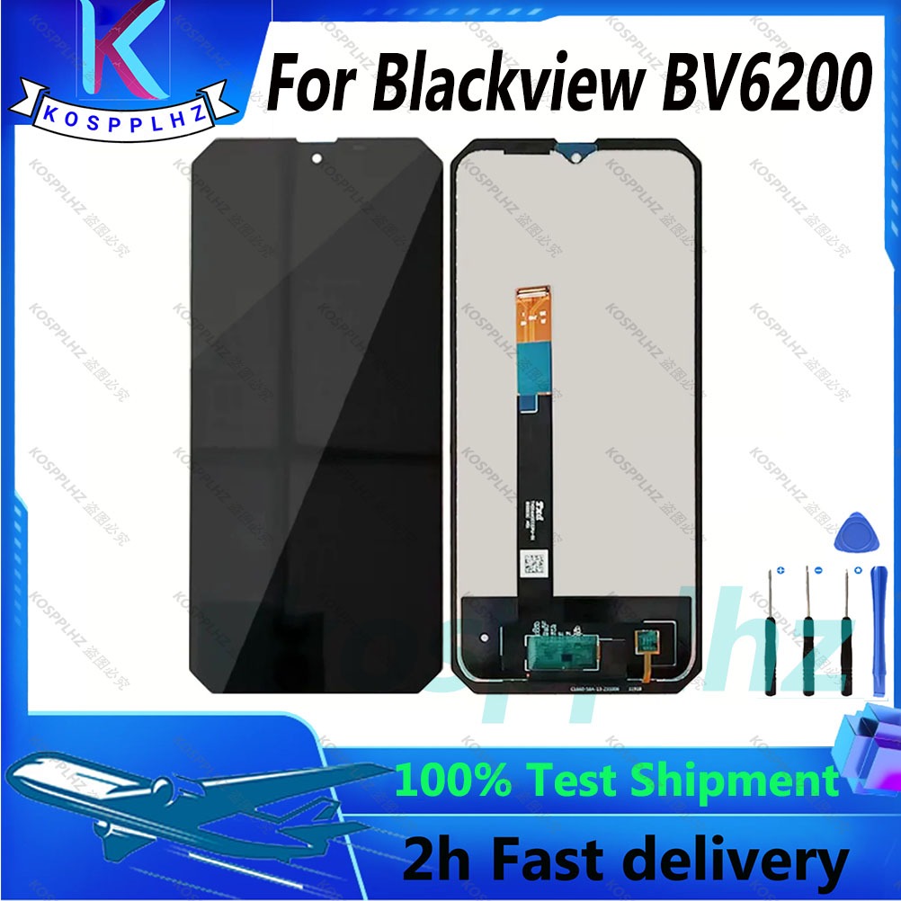 6.58" สําหรับ Blackview BV6200 / bv6200 Pro BV4800 จอแสดงผล LCD + ชุดหน้าจอสัมผัสแผงกระจกสําหรับ BV 