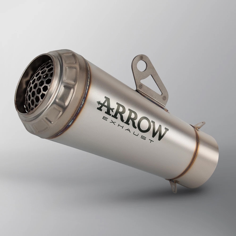 2.5 นิ้ว/60 มม. Arrow GP racing รถจักรยานยนต์ท่อไอเสียสําหรับ cbr650r R6 zx6r zx25rr zx4rr