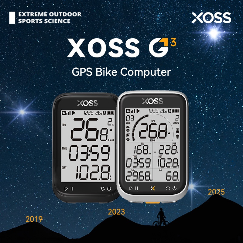คอมพิวเตอร์จักรยาน G3 สำหรับ MTB เครื่องวัดระยะทางและความเร็วกันน้ำ Bluetooth GPS_tracker