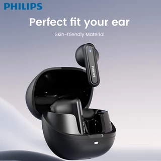 Philips [TAT2220] ชุดหูฟังบลูทูธไร้สาย True ชุดหูฟังตัดเสียงรบกวนแบบแอคทีฟอัจฉริยะแบบกึ่งอินเอียร์ HD Call