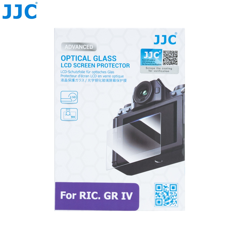 JJC GR IV กระจกนิรภัยป้องกันหน้าจอสําหรับ Ricoh GR4 GR IV GRIV 9H Scratch-proof กล้องฟิล์ม