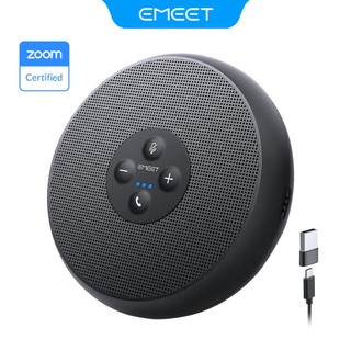 EMEET M1A USB Conference Speakerphone Zoom Certified | Mics 360° Pickup | Noise/Echo Cancellation
