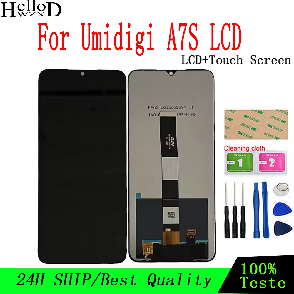 Umidigi A7S จอแสดงผล LCD เปลี่ยนหน้าจอสัมผัส