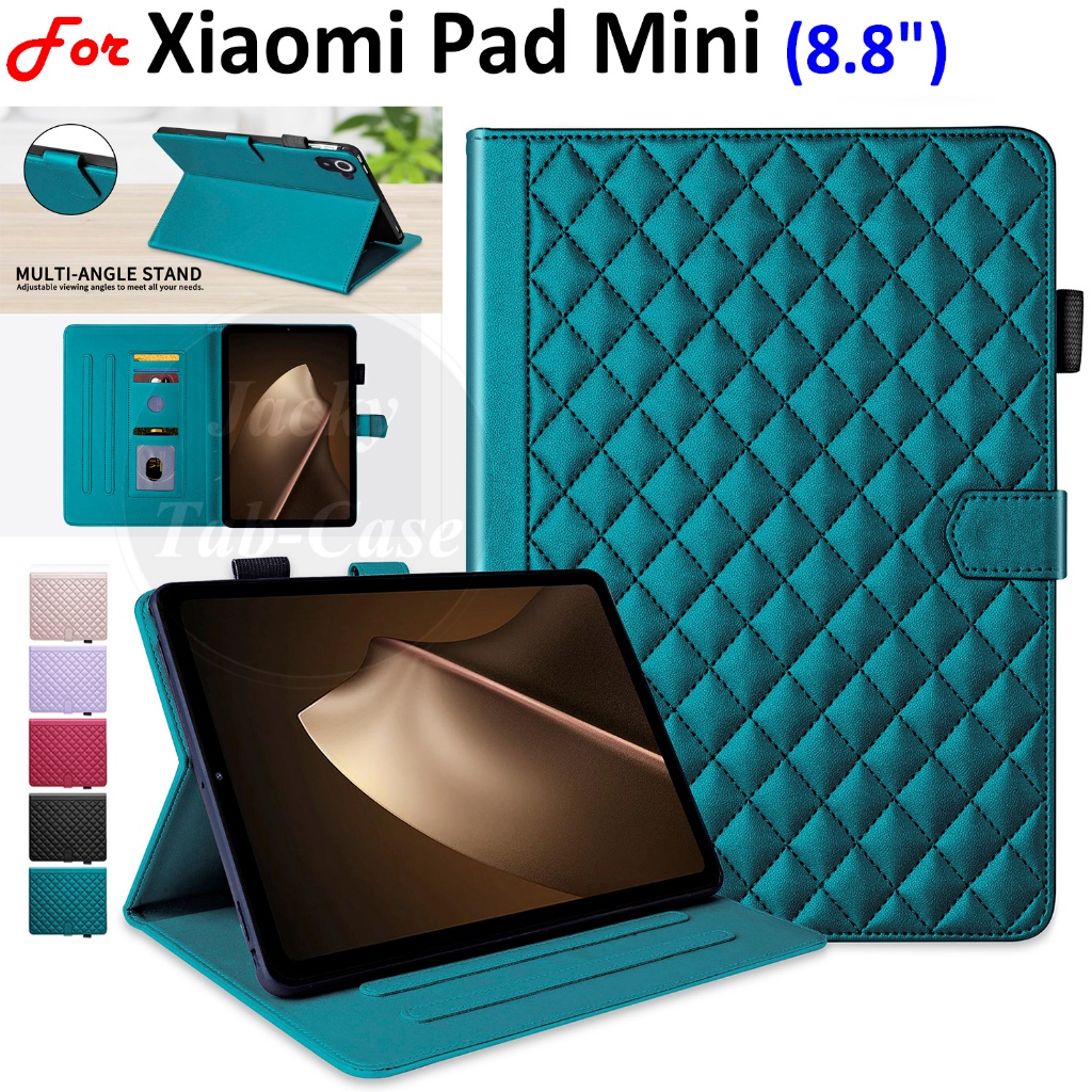 สําหรับ Xiaomi Pad Mini /Redmi K Pad 8.8 "KPAD 2025 แฟชั่นสไตล์ Lady Girl เคสหนัง PU, ขาตั้ง | ช่องใ