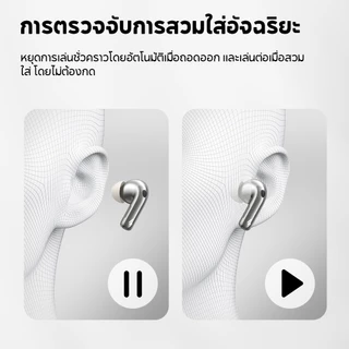 Edifier EvoBuds Pro หูฟังตัดเสียงรบกวนไร้สาย True, การส่งเสียง AI, บลูทูธ V6.0, Hybrid ANC -48dB, ไมโครโฟน 6 ตัว, เวลาเล่น 36 ชม., Hi-Res Audio Wireless
