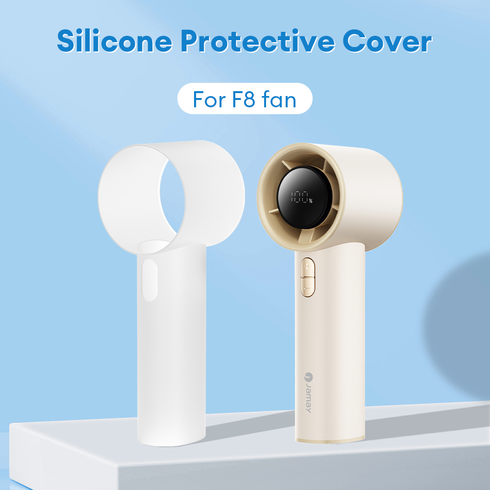 Jamay เคสซิลิโคน F8 พัดลมความเร็วสูง สีชมพู/เทา/ขาว